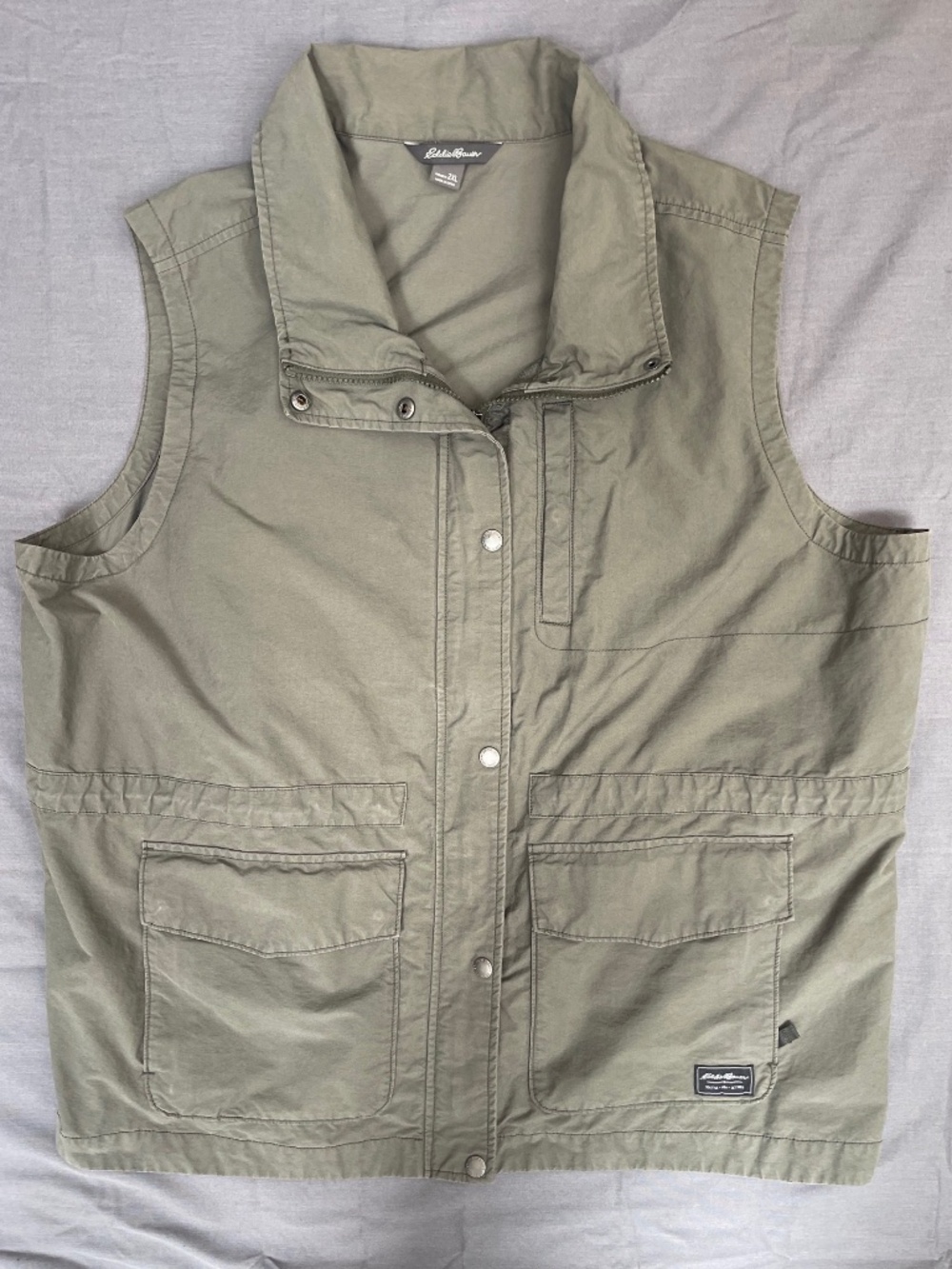 Eddie Bauer Women's XXL Green Trekker Vest